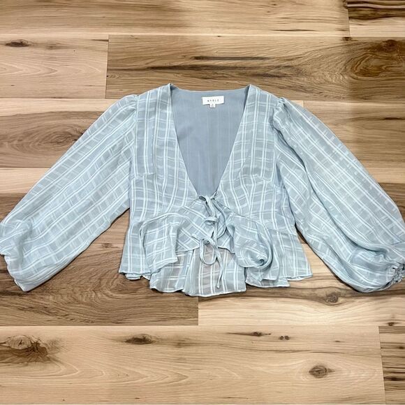 Mable Call Me After Work Blouse Women’s Small - Picture 2 of 5